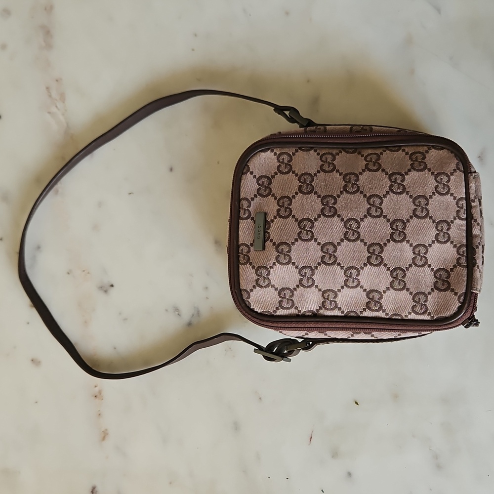 GUCCI: Mini Monogram Canvas Bag